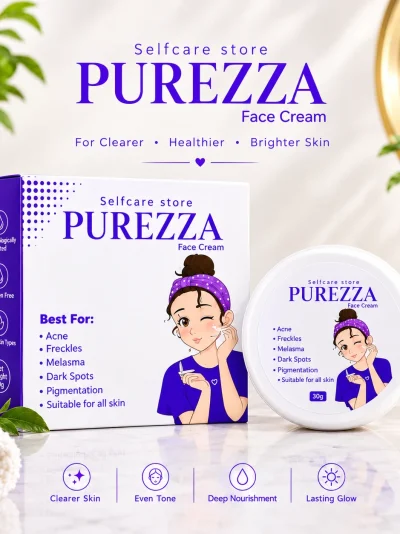 PUREZZA Face Cream skincare product for acne, freckles, melasma, dark spots and pigmentation